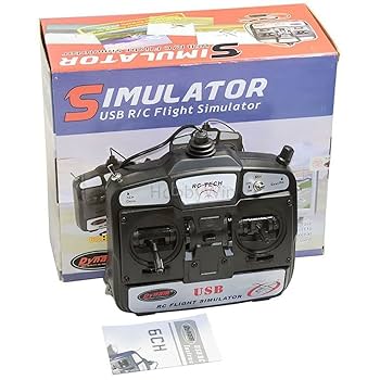 Dynam 6チャンネルモード2 USB RCフライトシミュレーター リモコン Amazon.com: Dynam 6 Channels Mode 2 USB RC Flight Simulator